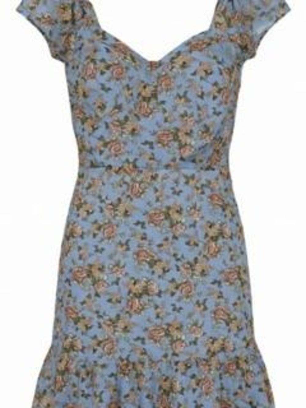 Lily Rose Women's Floral Dress XL Blue
